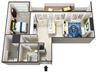The Capri Floor Plan The Capri 3D floor plan image